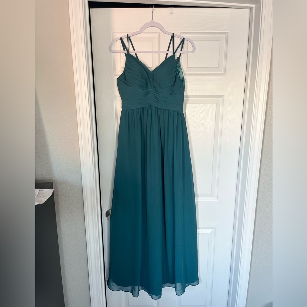 Azazie Peacock shade Bridesmaid Dress